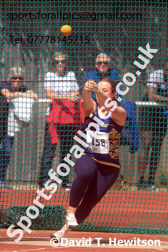 Senior Womens hammer, 2024 Northern Senior and Under-20s Track and Field Champs, Middlesbrough.  Photo: David T. Hewitson/Sports for All Pics